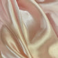Hübsches Ballkleid Hellrosa Satin Schulterfreies Galakleid Abendkleid Abschlussballkleid D5342
