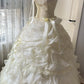 Charming Ball Gown Strapless Tiered Evening Dress Sweet 16th Dress Birthday Party Gown       D5354