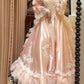 Vintage 90s Prom Dress Light Pink Off Shoulder Pleated Gala Dress Evening Dress 18th Birthday Gown      D5362