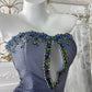 Sexy Prom Dress Strapless Pleated Tulle Mermaid Gala Dress Evening Dress 18th Birthday Gown      D5374