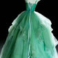 Nouvelle Robe de Bal Bretelles Fines Plissée en Tulle Robe de Soirée Robe de Quinceañera Robe de Bal d'Anniversaire       D5395