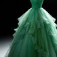 Nouvelle Robe de Bal Bretelles Fines Plissée en Tulle Robe de Soirée Robe de Quinceañera Robe de Bal d'Anniversaire       D5395