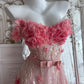 Charming Prom Dress A Line Off Shoulder Floral Gala Dress Evening Dress Formal Gown      D5404