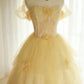 Wunderschönes Ballkleid, schulterfrei, Tüll, plissiert, Abendkleid, Quinceanera-Kleid, Geburtstag, Abschlussballkleid D5409