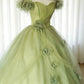 Robe de soirée plissée en tulle, bustier en forme de cœur, robe de bal, robe de quinceanera, robe de bal d'anniversaire D5410