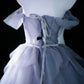 Stunning Ball Gown Off Shoulder Pleated Tulle Evening Dress Sweet 16th Dress Birthday Prom Gown       D5414