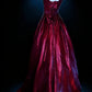 Stunning Ball Gown Wine Red Straps Pleated Evening Dress Sweet 16th Dress Birthday Prom Gown       D5415