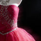 Gorgeous Ball Gown Strapsless Tulle Evening Dress Quinceanera Dress Birthday Prom Gown       D5417