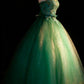 Gorgeous Ball Gown Strapsless Tulle Evening Dress Quinceanera Dress Birthday Prom Gown       D5418