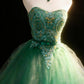 Gorgeous Ball Gown Strapsless Tulle Evening Dress Quinceanera Dress Birthday Prom Gown       D5418