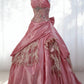 Elegant Prom Dress Strapless Pleated Gala Dress Evening Dress Formal Gown      D5419