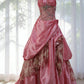 Elegant Prom Dress Strapless Pleated Gala Dress Evening Dress Formal Gown      D5419