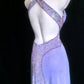 Elegant Prom Dress Straps Pleated Tulle Gala Dress Evening Dress Formal Gown      D5421