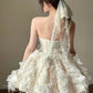 Stunning Homecoming Dress Strapless Short Prom Dress Back to School Outfits Party Dress  D5440