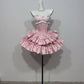 New Arrival Homecoming Dress Pink Sweetheart Pleated Short Prom Dress Back to School Outfits Party Dress  D5451