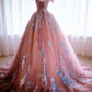 Chic Ball Gown Spaghetti Straps Pleated Tulle Evening Dress Quinceanera Dress Birthday Prom Gown       D5461