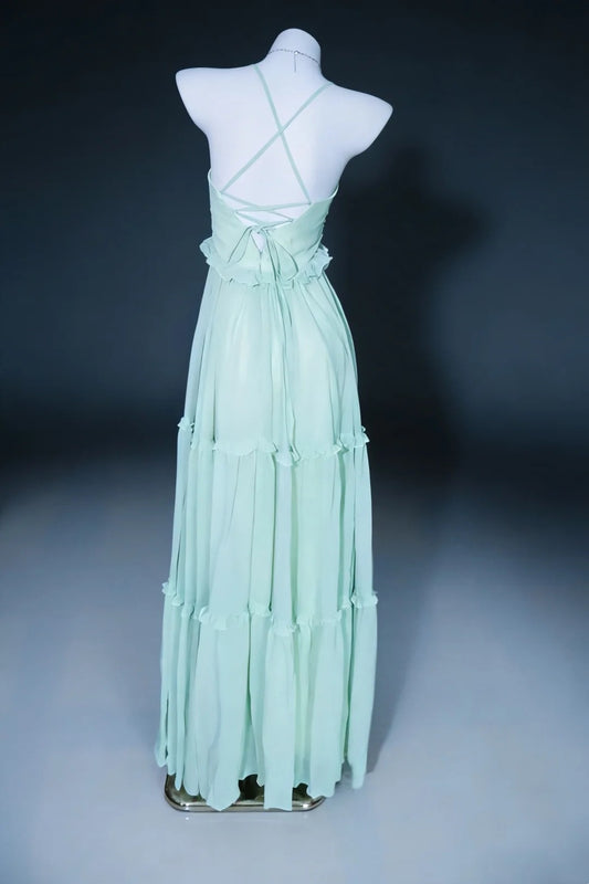 Fashion Prom Dress V-neck Backless Gala Dress Evening Dress Formal Gown      D5462