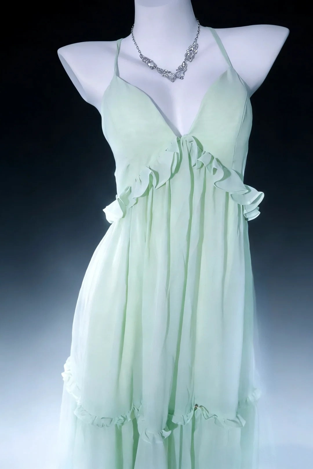 Fashion Ballkleid V-Ausschnitt Rückenloses Galakleid Abendkleid Festliches Kleid D5462