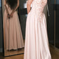 Atemberaubendes Ballkleid A-Linie Spaghettiträger Plissiertes Galakleid Abendkleid D5483