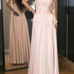 Atemberaubendes Ballkleid A-Linie Spaghettiträger Plissiertes Galakleid Abendkleid D5483