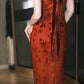 Gorgeous Prom Dress Red Crew Neck Gala Dress Evening Dress Chinese Dress      D5494