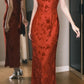 Gorgeous Prom Dress Red Crew Neck Gala Dress Evening Dress Chinese Dress      D5494