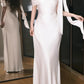 Elegant Prom Dress White One Shoulder Gala Dress Evening Dress   D5495
