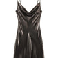 Charming Homecoming Dress Shiny Spaghetti Strap Back to School Outfits Party Dress  D7470