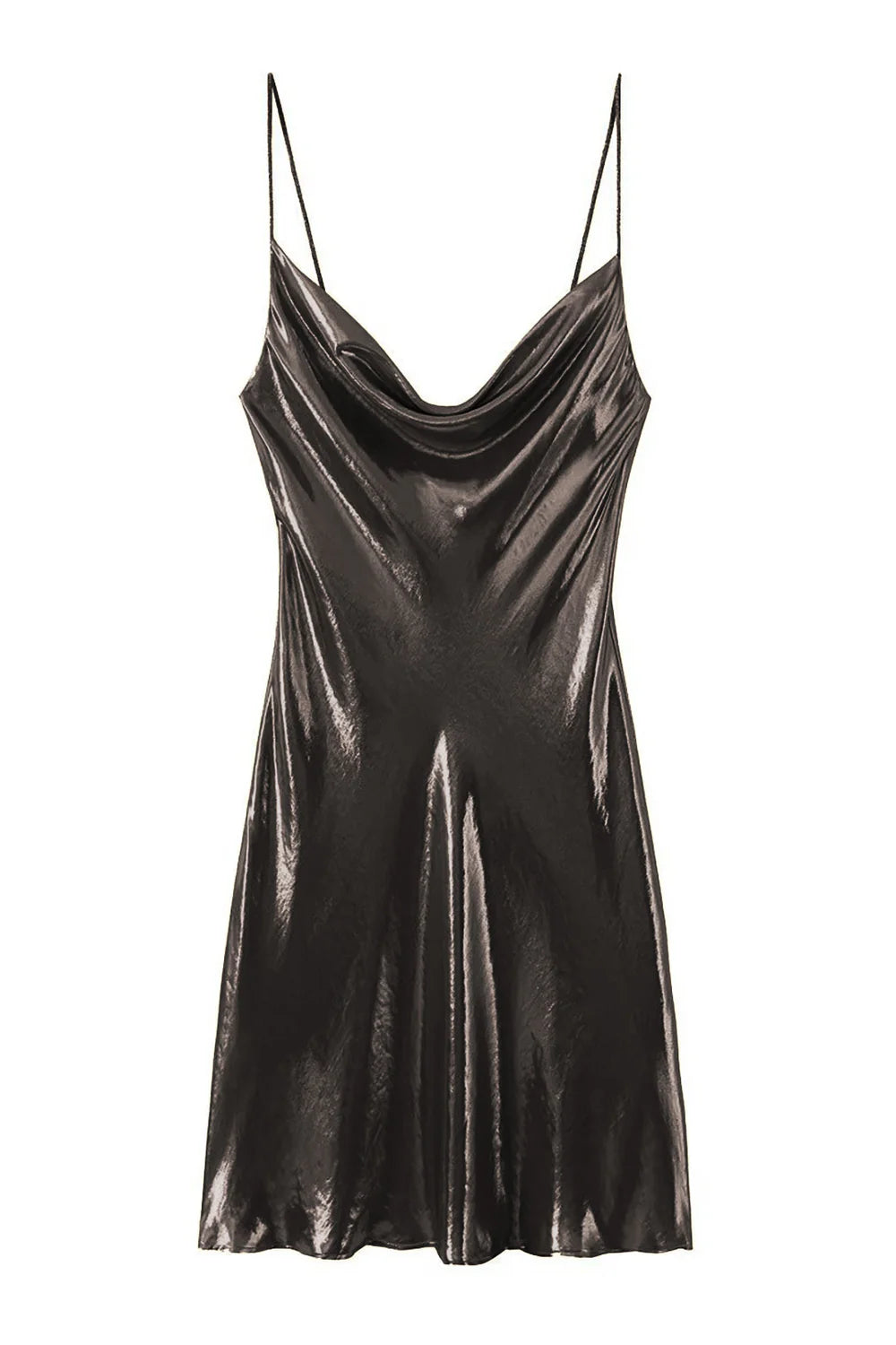 Charming Homecoming Dress Shiny Spaghetti Strap Back to School Outfits Party Dress  D7470