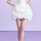 Beautiful Homecoming Dress One Shoulder Pleated Bowknot Back to School Outfits Party Dress D7241