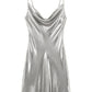 Charming Homecoming Dress Shiny Spaghetti Strap Back to School Outfits Party Dress  D7470