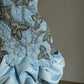 Chic Homecoming Dress Strapless Pleaed Beading Flower Rinestone Back to School Outfits Party Dress  D7400