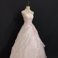 Light Pink Strapless A-Line Birthday Dress Long Evening Party Ball gown, D245