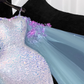 Vintage Shiny Sequined Sweetheart Spaghetti Strap Design Mermaid Prom Dress Evening Dress D1684
