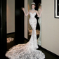 Elegant Glittering Beaded Sequined Applique Sweetheart Design Mermaid Wedding Dress Prom Dress Evening Dress D1718