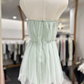 Beauty Homecoming Dress Halter Flower Back to School Outfits Party Dress  D6579