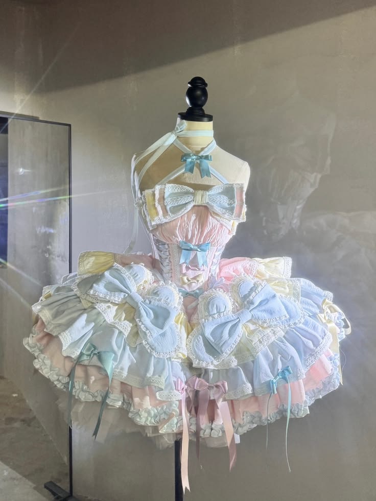 Unique Homecoming Dress Halter Cascade Bowknot Back to School Outfits Party Dress  D7721