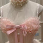 Chic Homecoming Dress Sweetheart Bowknot Pearl Tulle Cascade Back to School Outfits Party Dress Birthday Outfits D7415