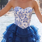 Unique Homecoming Dress Sweetheart Tulle A-Line Flower Back to School Outfits Party Dress D7777