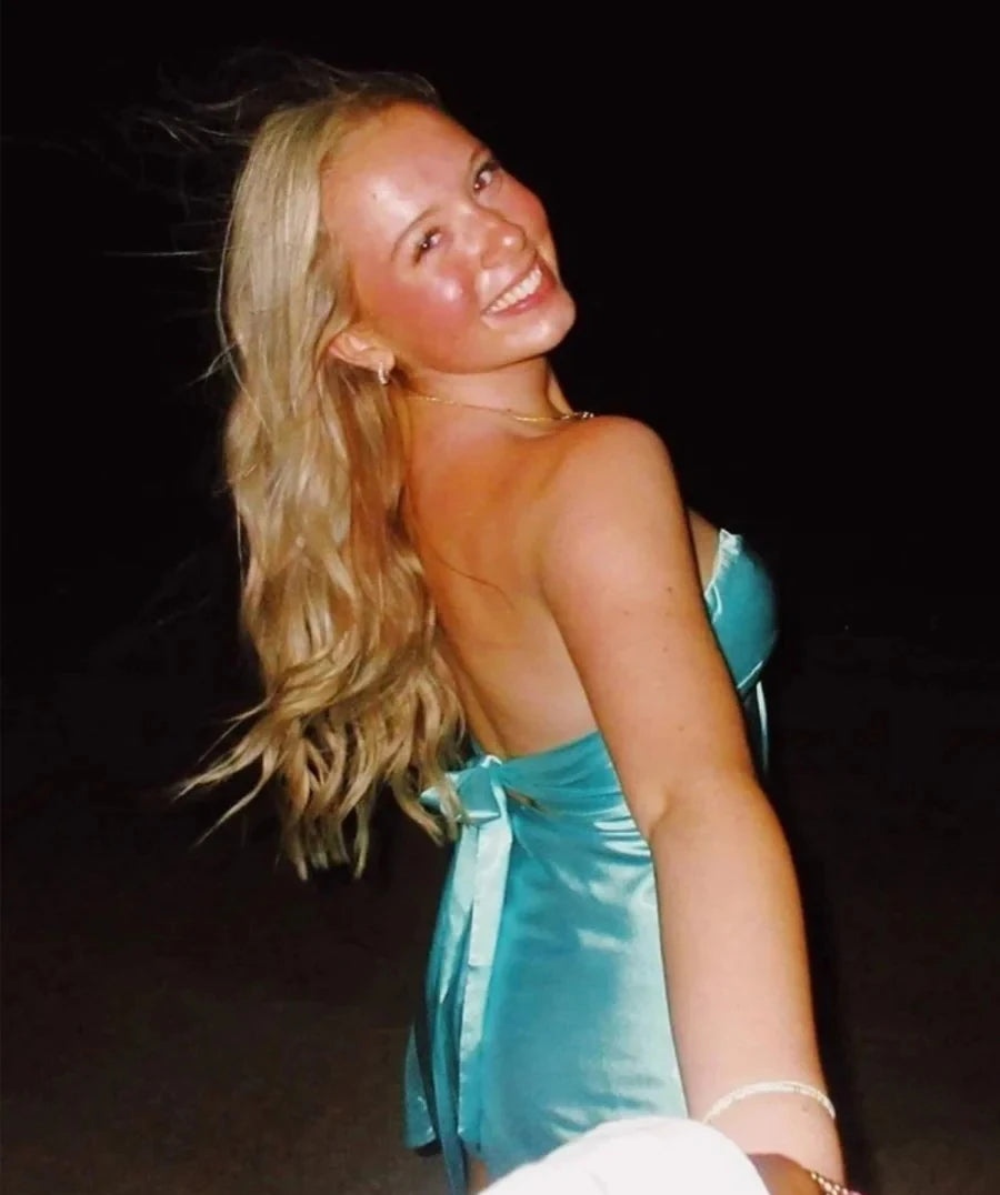 Beauty Homecoming Dress Sweetheart Pleated Back to School Outfits Party Dress D6739
