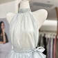 Simple Homecoming Dress Halter Pearl Back to School Outfits Party Dress  D6581