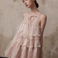 New Fashion Champagne A-line Tulle Short Party Dress Homecoming Dresses D1450