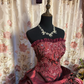 Formal Strapless A-Line Sequins Birthday Ball Gowns Formal Evening Gowns, D1120