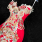 Retro Sparkling Beaded Sequin Mermaid Design Exquisite Embroidery Wedding Outfit Evening Dress Prom Dresses D1640
