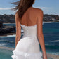 Unique Homecoming Dress Sweetheart A-Line Sequins Flouncing Back to School Outfits Party Dress D7794