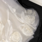 Elegant Ivory 3D Flowers Design A-Line Tulle Wedding Dress Prom Dress Evening Dress Ball Gown D1686
