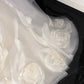 Elegant Spaghetti Strap A Line Flower Tulle Long Prom Dress Wedding Dress D6396