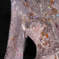 Gorgeous Sparkling Pink Beaded Sequin A-Line Romantic Chiffon Evening Dress Prom Dresses D1631