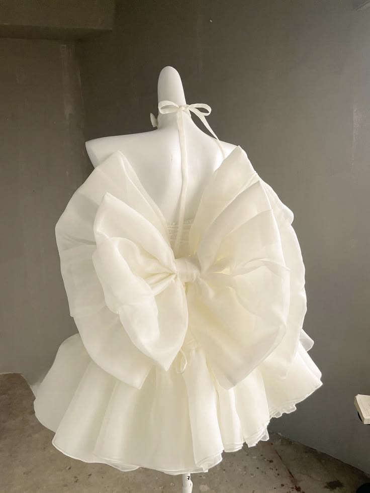 Unique Homecoming Dress Sweetheart Tulle Bowknot Back to School Outfits Party Dress Wedding Dress D7749