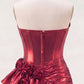 Fashionable Homecoming Dress Sweetheart Hi-Lo Flower Cascade Back to School Outfits Party Dress D7852